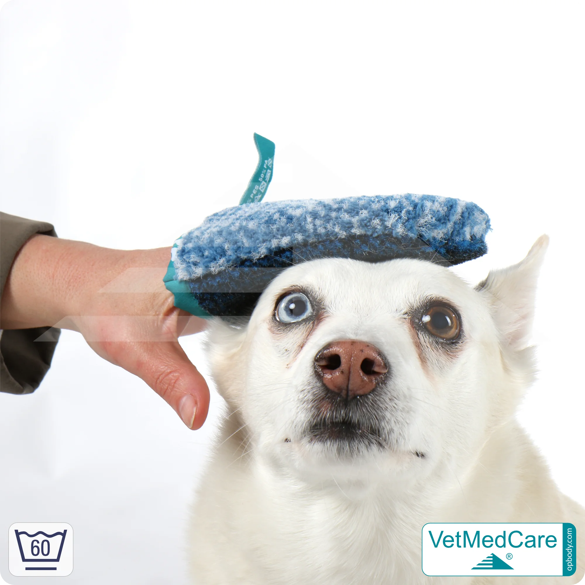 Fellpflegehandschuh & Hundebürste | Fellpflege von Hund, Katze, Pferd und kurzhaariger Kleintiere | Grooming Glove | VetMedCare® 7 Handschuh als Hundebürste zur Fellpflege von Hund, Katze, Pferd und kurzhaariger Kleintiere | Grooming Glove | VetMedCare®