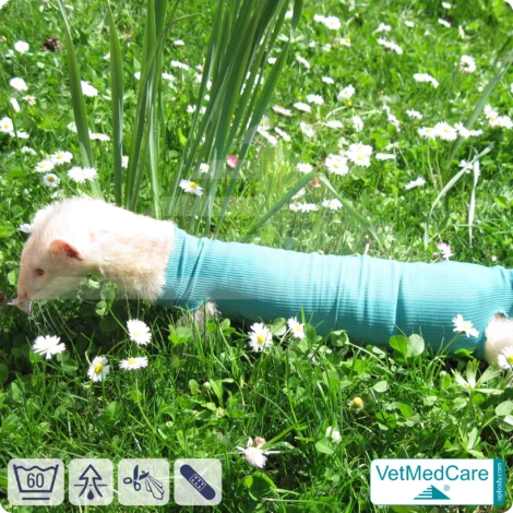 Safety Tubes DIY | wie Mullbinde, Verband und Pflaster in einem | Schutz Strümpfe für Haustiere wie Hamster, Hase und Kleintiere | VetMedCare® 14 DIY Safety Tubes | wie Mullbinden, Verband und Pflaster in einem | Schutz Strümpfe für Haustiere wie Hamster, Hase und Kleintiere | VetMedCare®