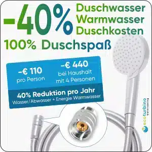 Ecoturbino Duschadapter