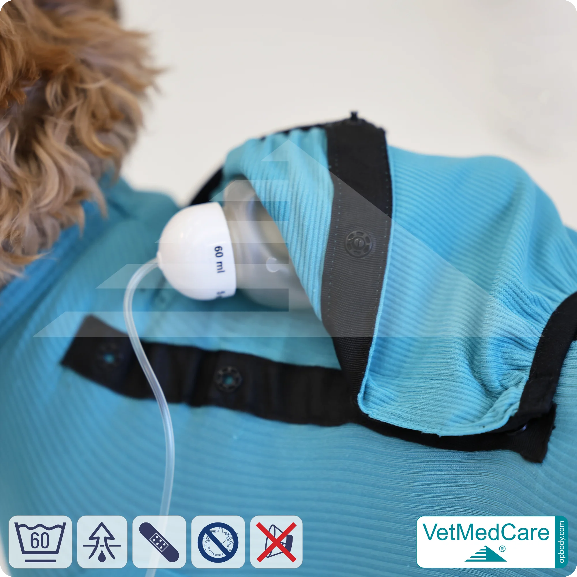 Hund System Body mit Beinen + Reißverschluss + Zusatzfunktion Tasche | Hund Body - Ganzkörperbody mit 4 Beinen | VetMedCare® 4 Hund System Body mit Beinen + Reißverschluss + Zusatzfunktion | Hund Body - Ganzkörperbody mit 4 Beinen | VetMedCare®