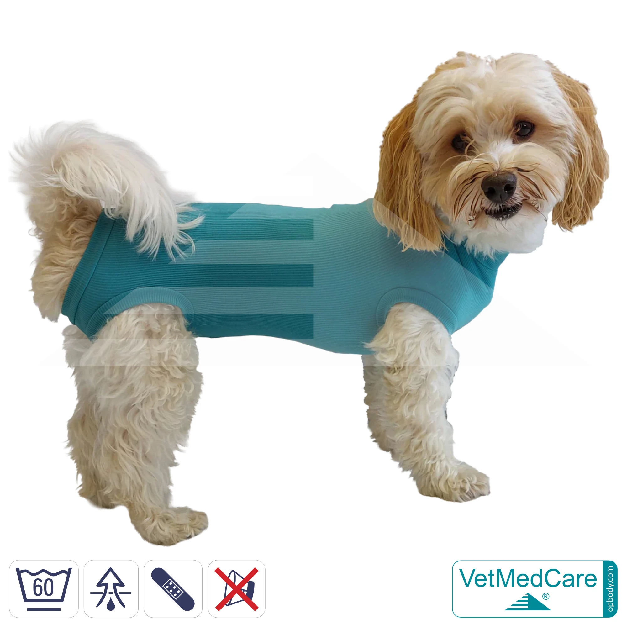 Hundebody "Komfort" - UNISEX - nach Hund Operation | Ohne Beine mit dehnbaren Bündchen VetMedCare® 3 VetMedCare Hundebody Comfort UNISEX